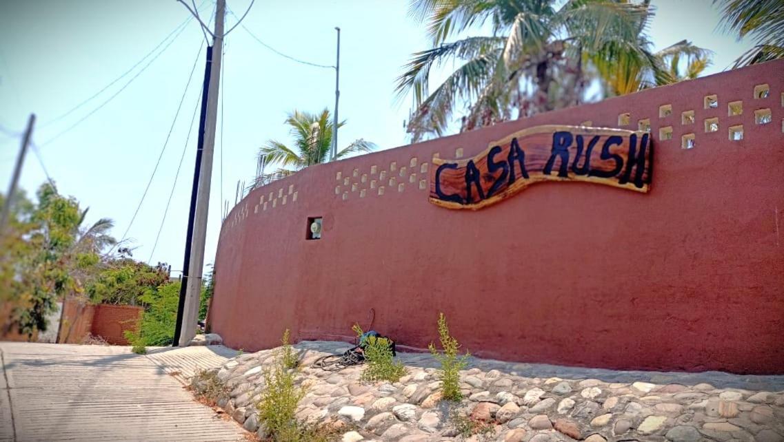Puerto Ángel Hotel Casa Rush المظهر الخارجي الصورة